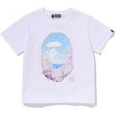 SAKURA PHOTO APE HEAD MINI TEE LADIES