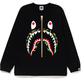 ABC CAMO SHARK L/S TEE JR KIDS