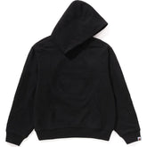 PADDED SHARK CROPPED FIT PULLOVER HOODIE MENS
