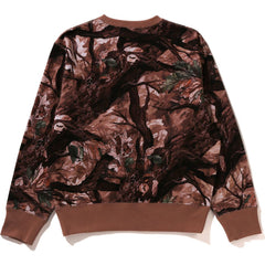 TREE EDGE CAMO CREWNECK SWEATSHIRT LADIES