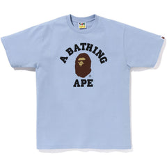 BAPE MENS PIGMENT COLLEGE T-SHIRT