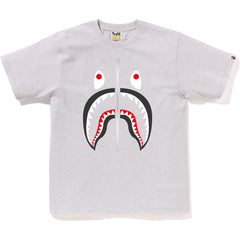 BAPE MENS COTTON SHARK HEAD T-SHIRT