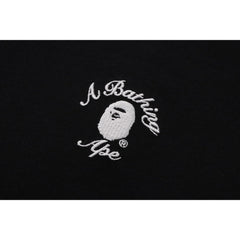 BAPE MENS ONE POINT APE HEAD COLLEGE RELAXED FIT T-SHIRT
