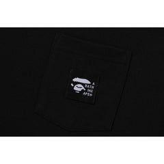 A BATHING APE LABEL POCKET TEE MENS