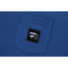 A BATHING APE LABEL POCKET TEE MENS
