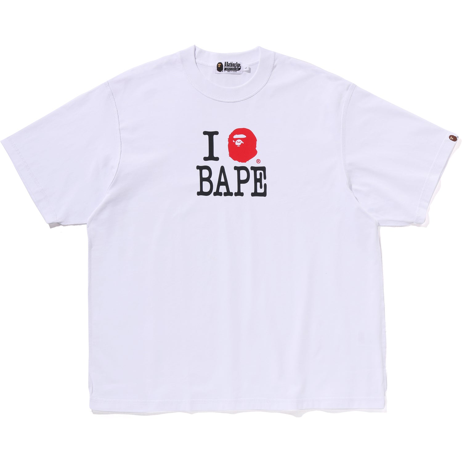 BAPE LOGO INSIDE OUT RELAXED FIT TEE MENS