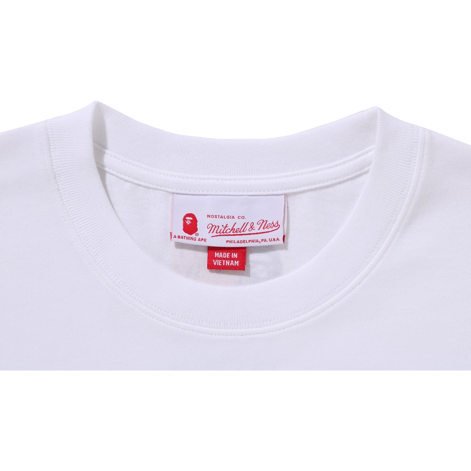 BAPE X M&N NBA - NEW JERSEY NETS TEE MENS