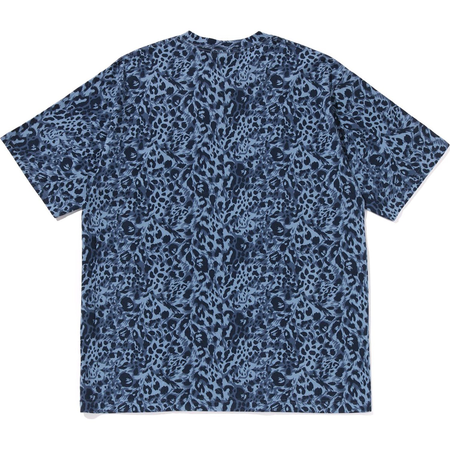 WILD LEOPARD PATTERN COLLEGE RELAXED FIT TEE MENS