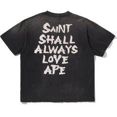 BAPE X SAINT MXXXXXX S.S.A.L.A TEE MENS