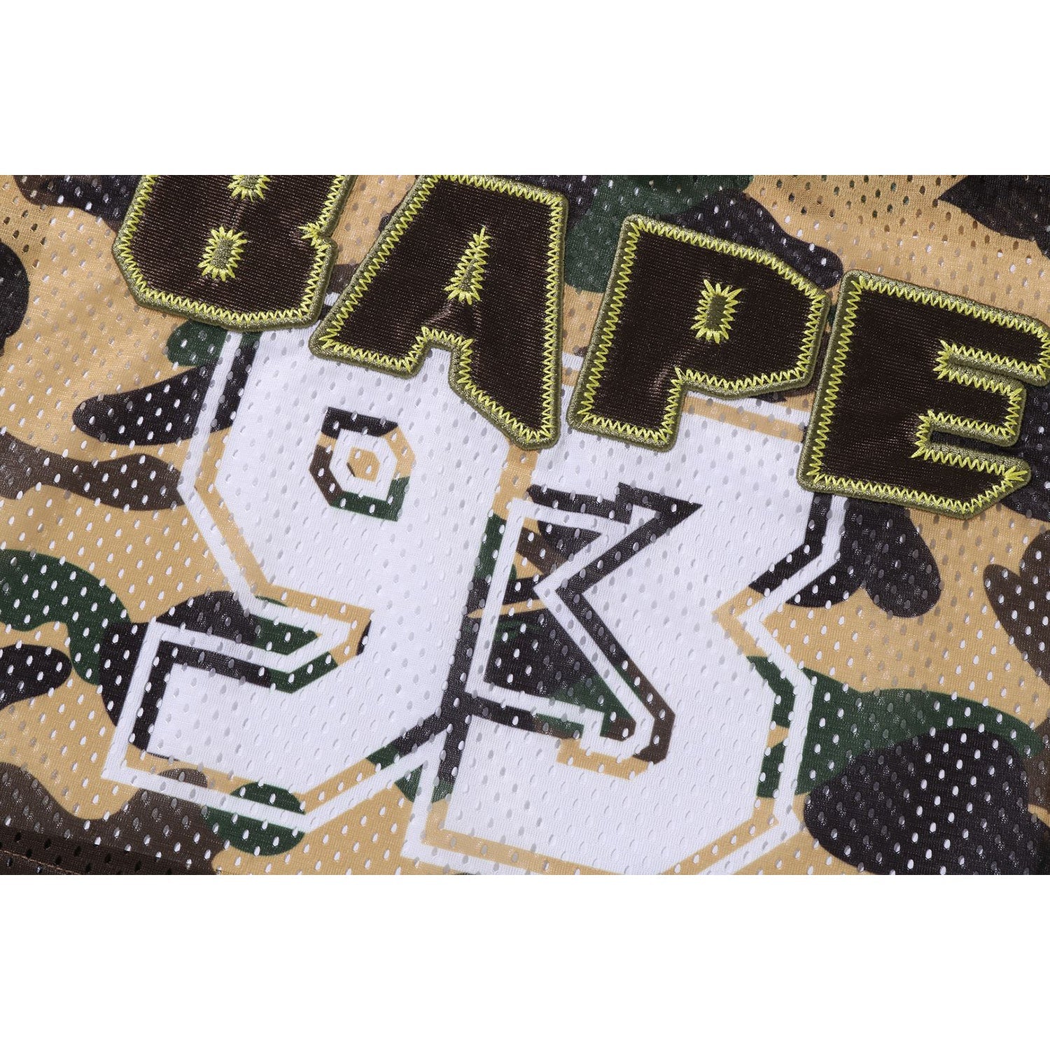 1ST CAMO BAPE CROPPED FOOTBALL TEE LADIES