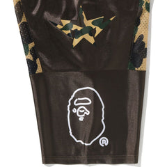 1ST CAMO BAPE CROPPED FOOTBALL TEE LADIES