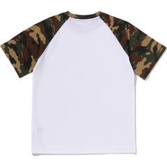 GLITCH WOODLAND CAMO BY BATHING APE TEE JR KIDS