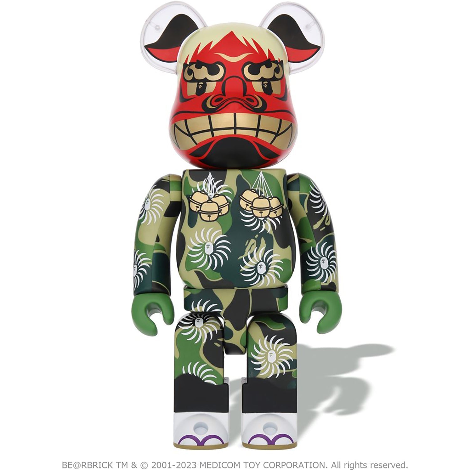 NEW YEAR BE@RBRICK MANEKINEKO SHISHIMAI DARUMA 100% & 400%