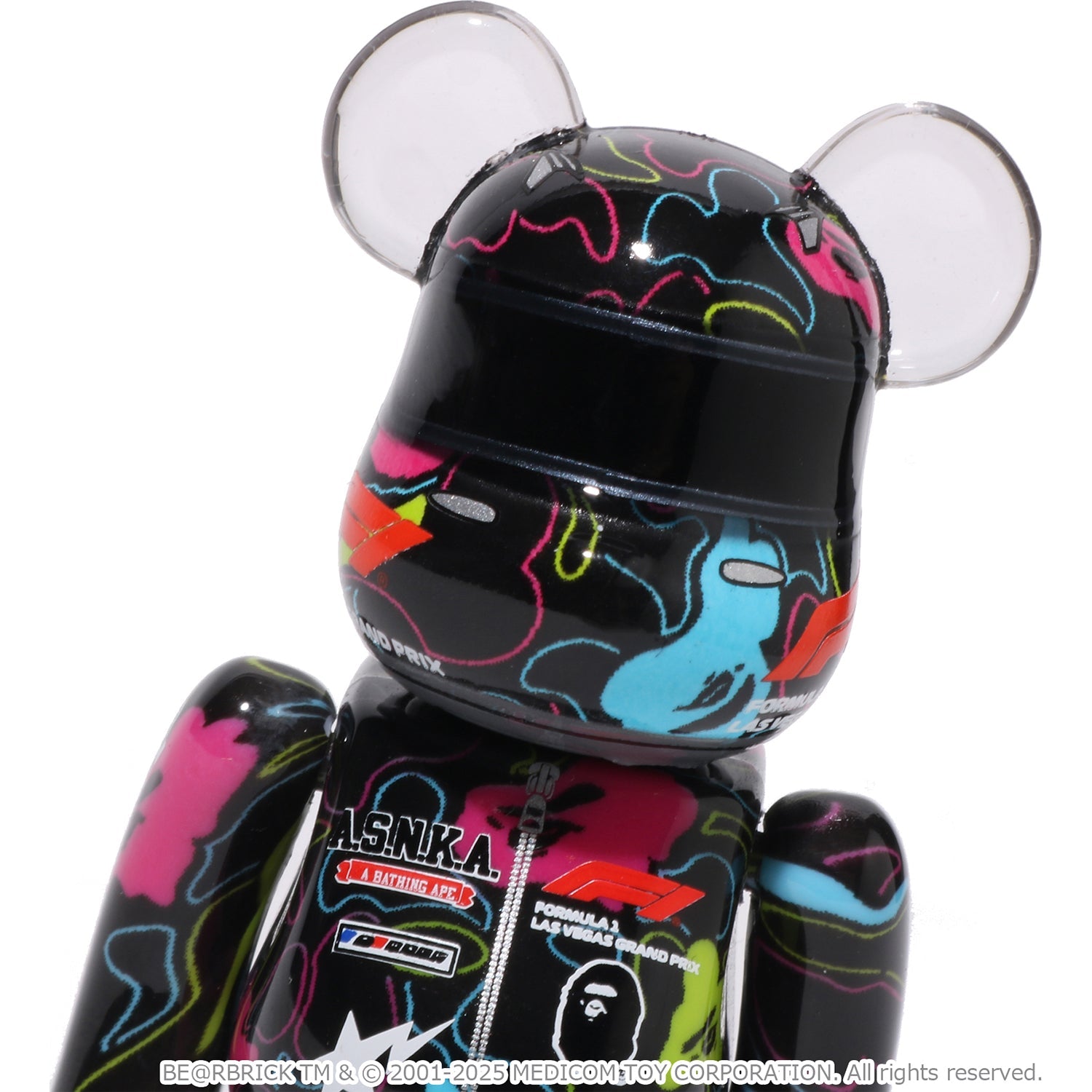 BAPE X F1 LAS VEGAS BE@RBRICK 100%&400%