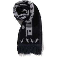 BAPE LOGO JACQUARD SCARF