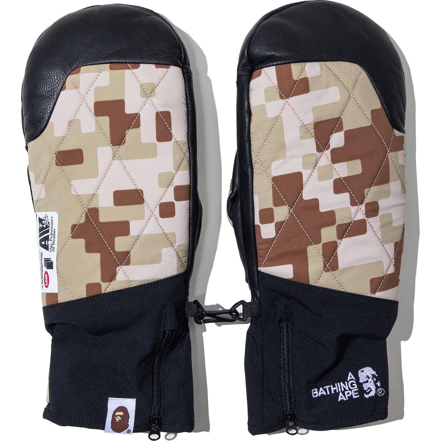 BAPE BY KAZUKI KURAISHI UAP CAMO GLOVES MENS