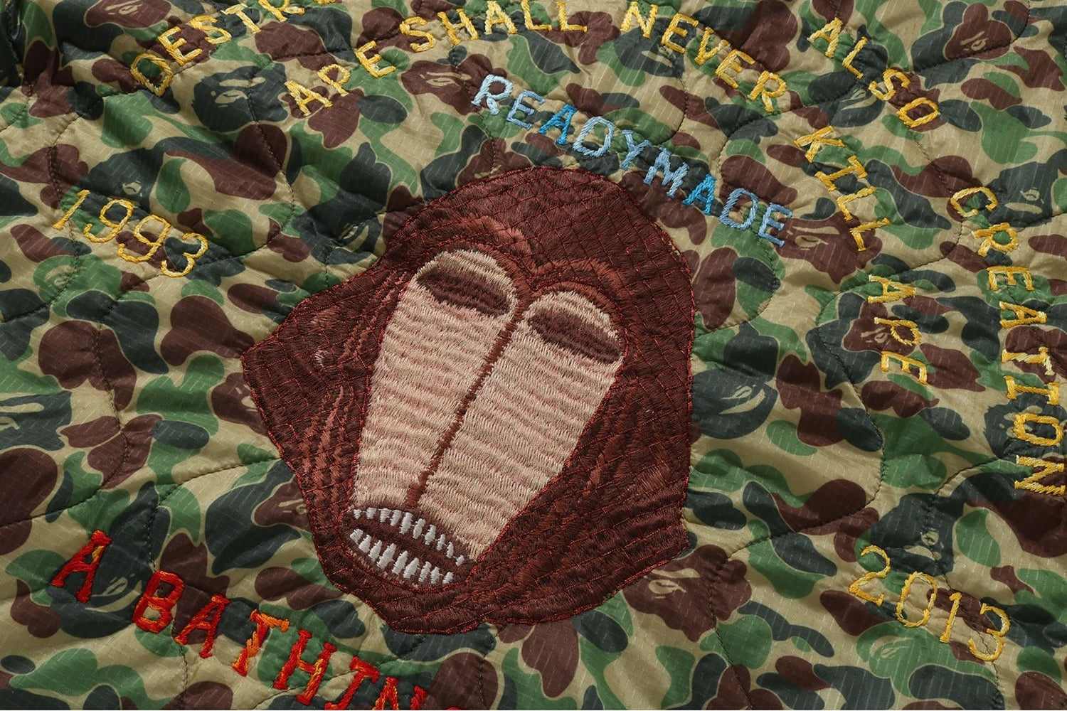 BAPE X READYMADE ABC CAMO VIETNAM JACKET MENS