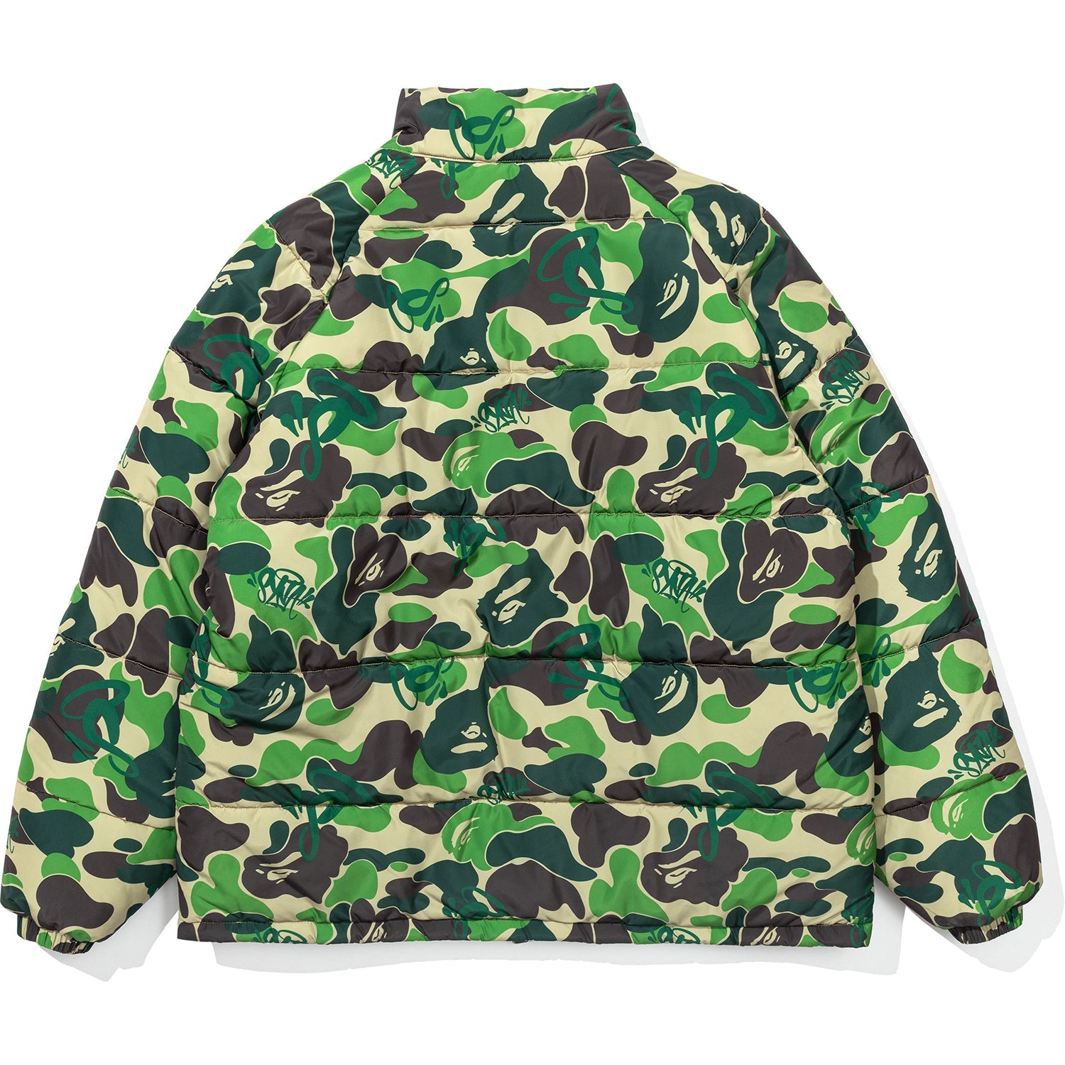 BAPE X SPOTIFY BY CENTRAL CEE CAMO PUFFER JACKET MENS