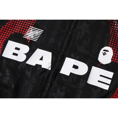 ABA FRAME MONOGRAM JACQUARD MULTI LOGO PADDED JACKET MENS