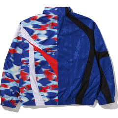 SPLIT STAND COLLAR TRACK JACKET MENS