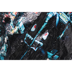 OVERALL PRINT CREASE HOODED JACKET MENS