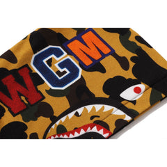 1ST CAMO SHARK HOODIE PRINT SWEAT VARSITY JACKET KIDS