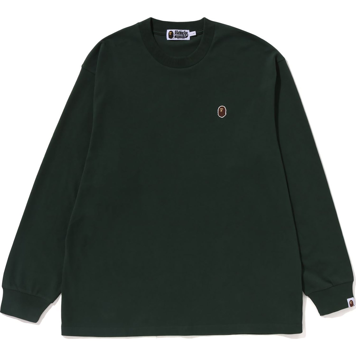 APE HEAD ONE POINT L/S TEE MENS
