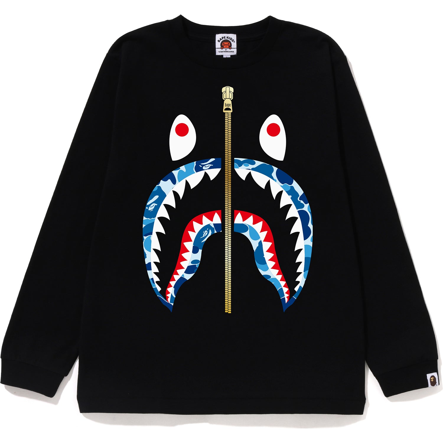 ABC CAMO SHARK L/S TEE JR KIDS