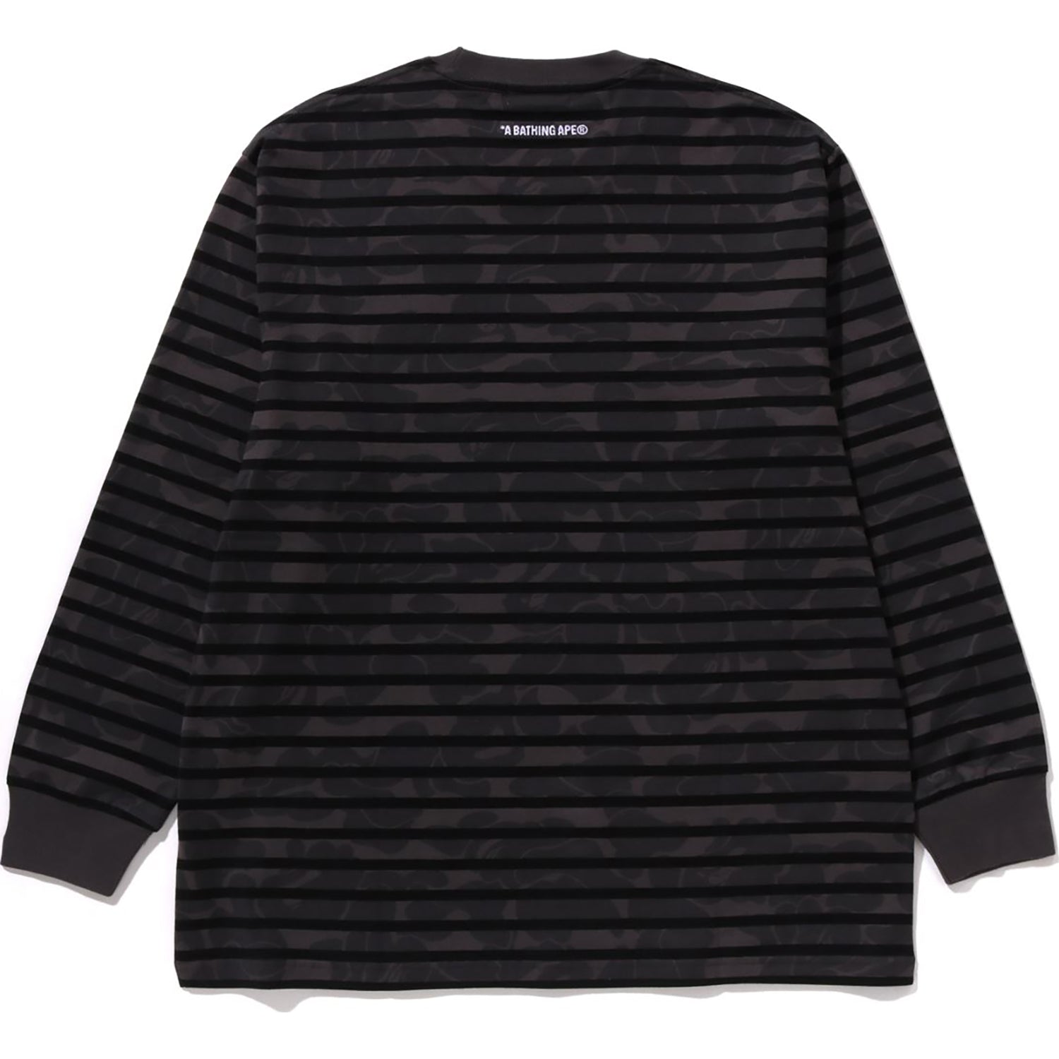 SOLID CAMO ONE POINT RELAXED FIT STRIPE LS TEE MENS