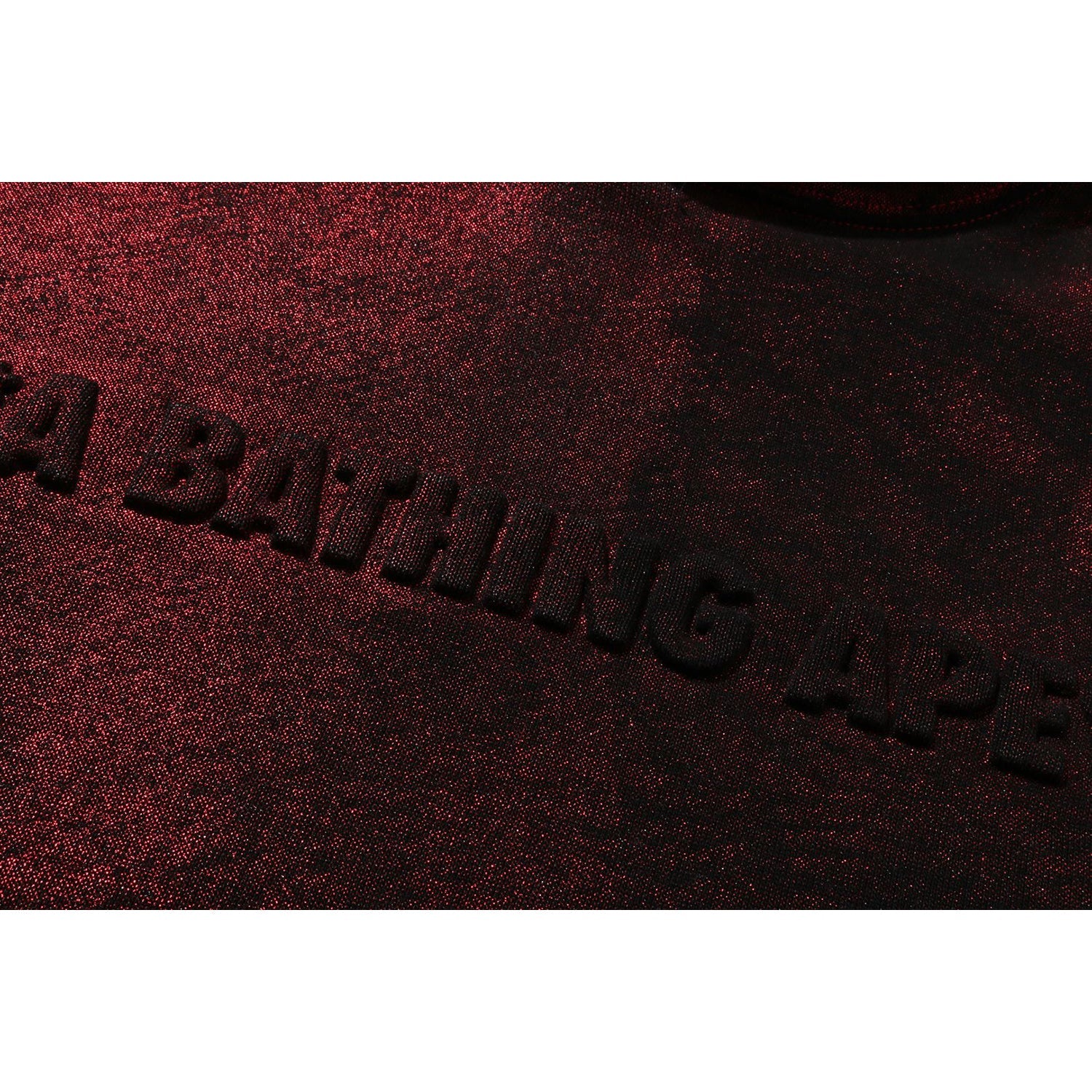 COATED EMBOSS LOGO RELAXED FIT PULLOVER HOODIE MENS