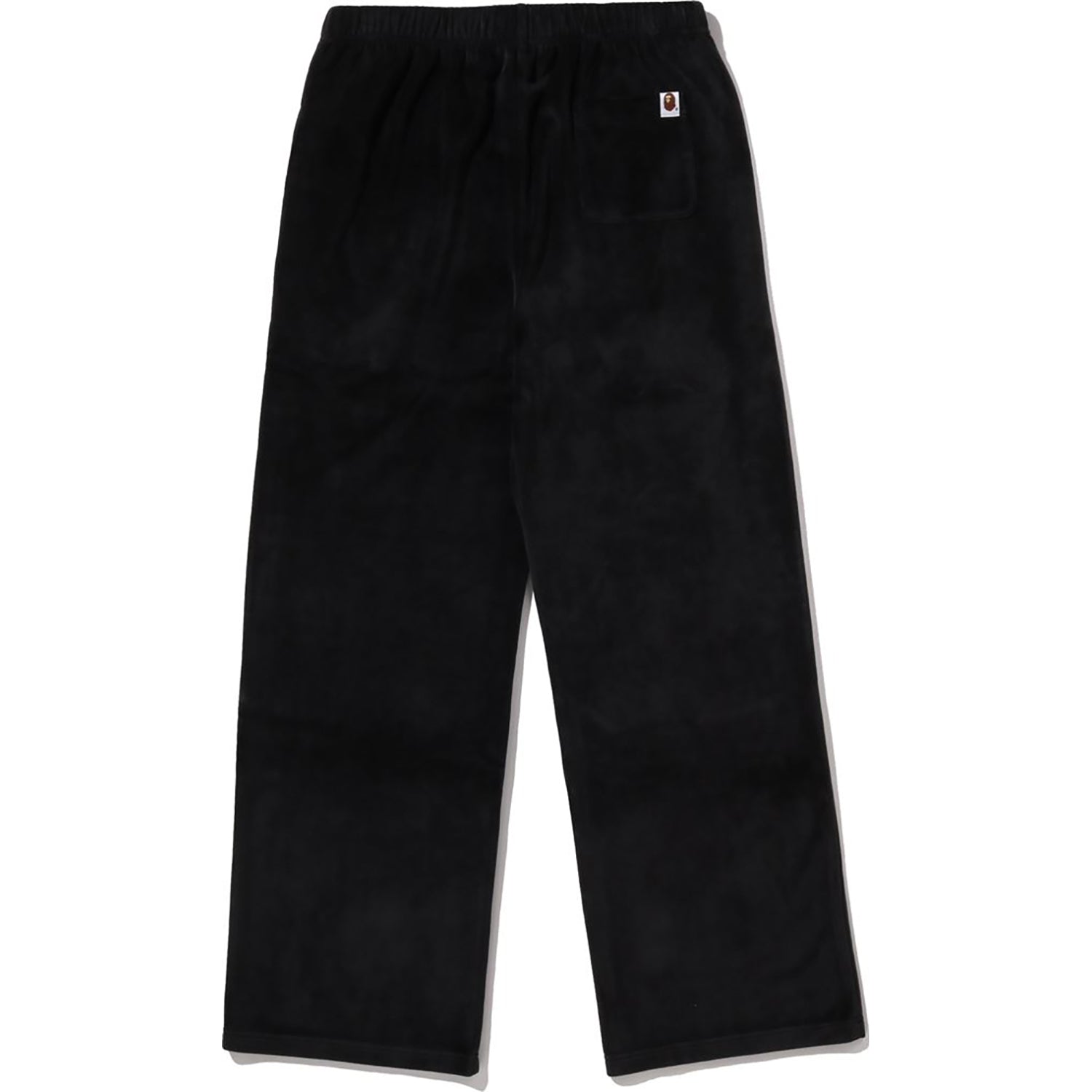 CRYSTAL STONE APE HEAD VELOUR WIDE PANTS LADIES