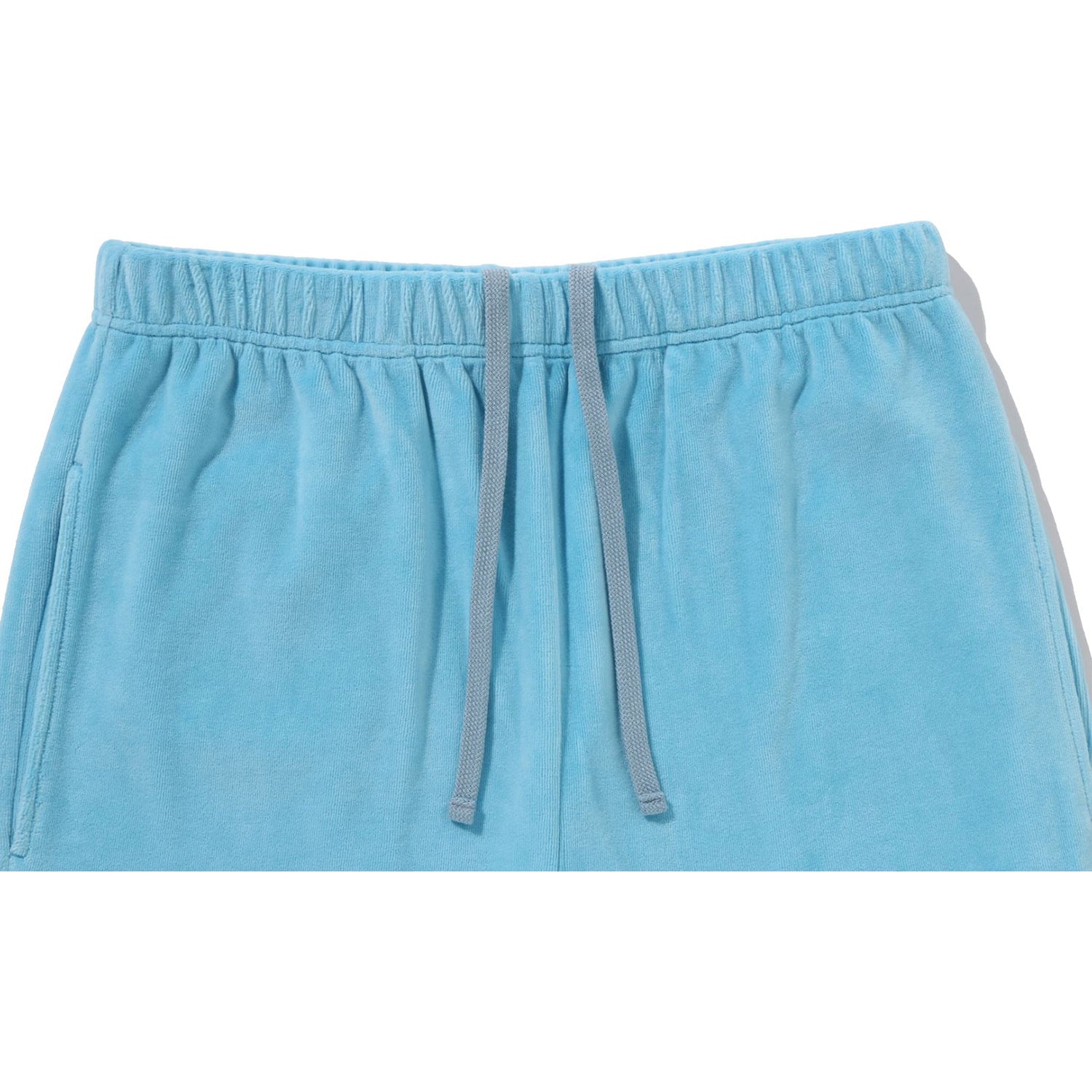 CRYSTAL STONE APE HEAD VELOUR WIDE PANTS LADIES