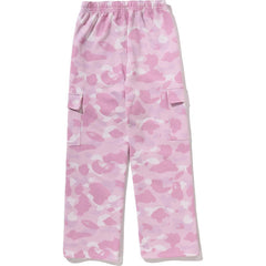 COLOR CAMO STRAIGHT SWEAT PANTS LADIES