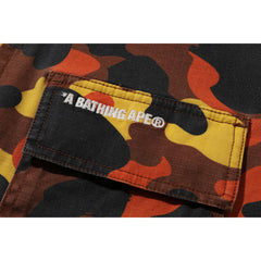 1ST CAMO HEAVY WASHED MULTI POCKET CARGO LS SHIRT MENS