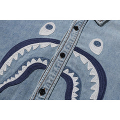SHARK LIGHT DENIM LS SHIRT MENS