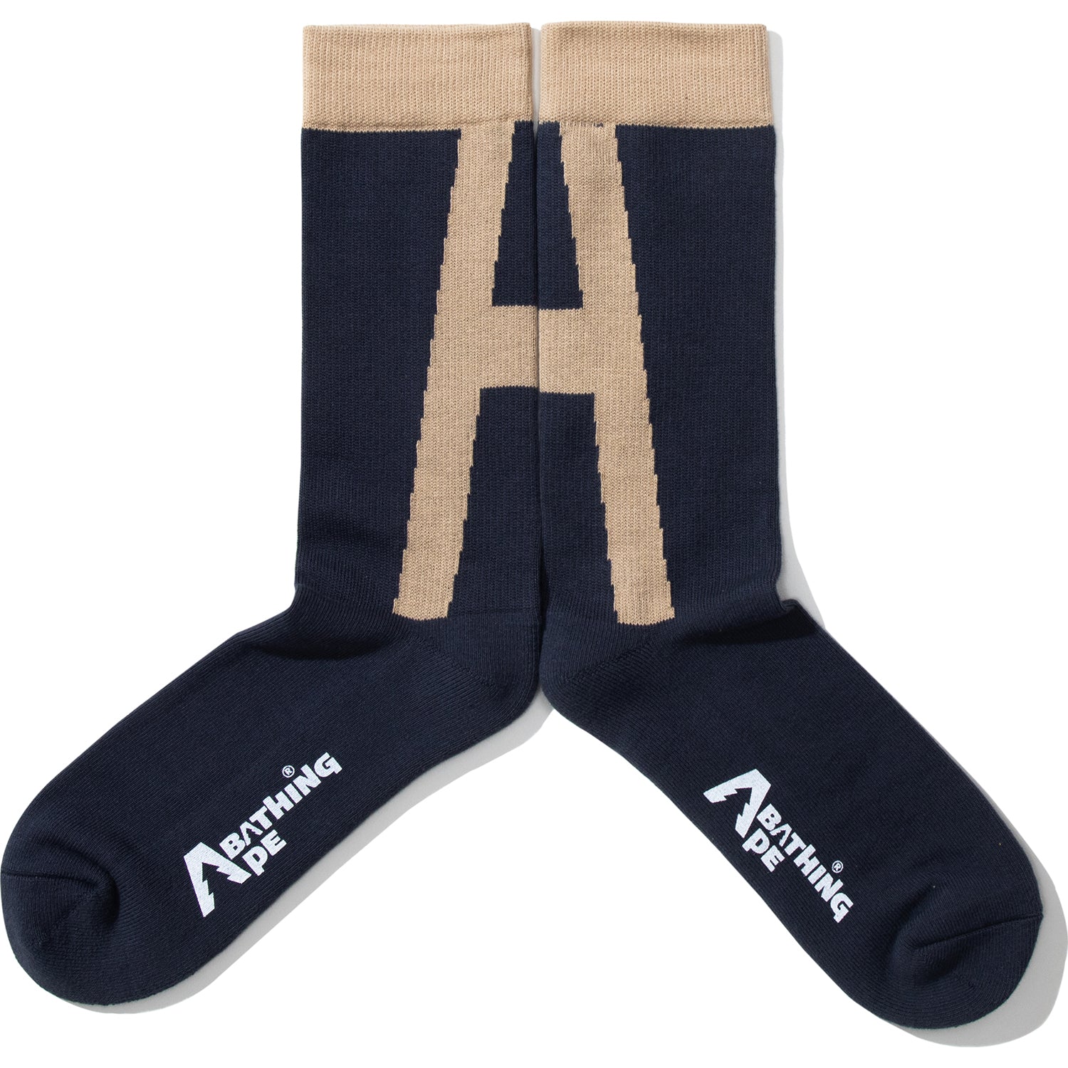BAPE BY KAZUKI KURAISHI A LOGO SOCKS MENS