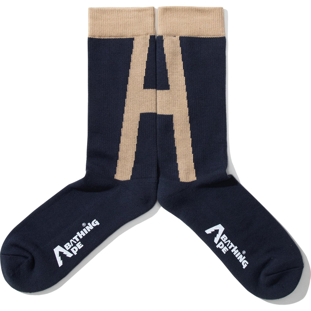 BAPE BY KAZUKI KURAISHI A LOGO SOCKS MENS