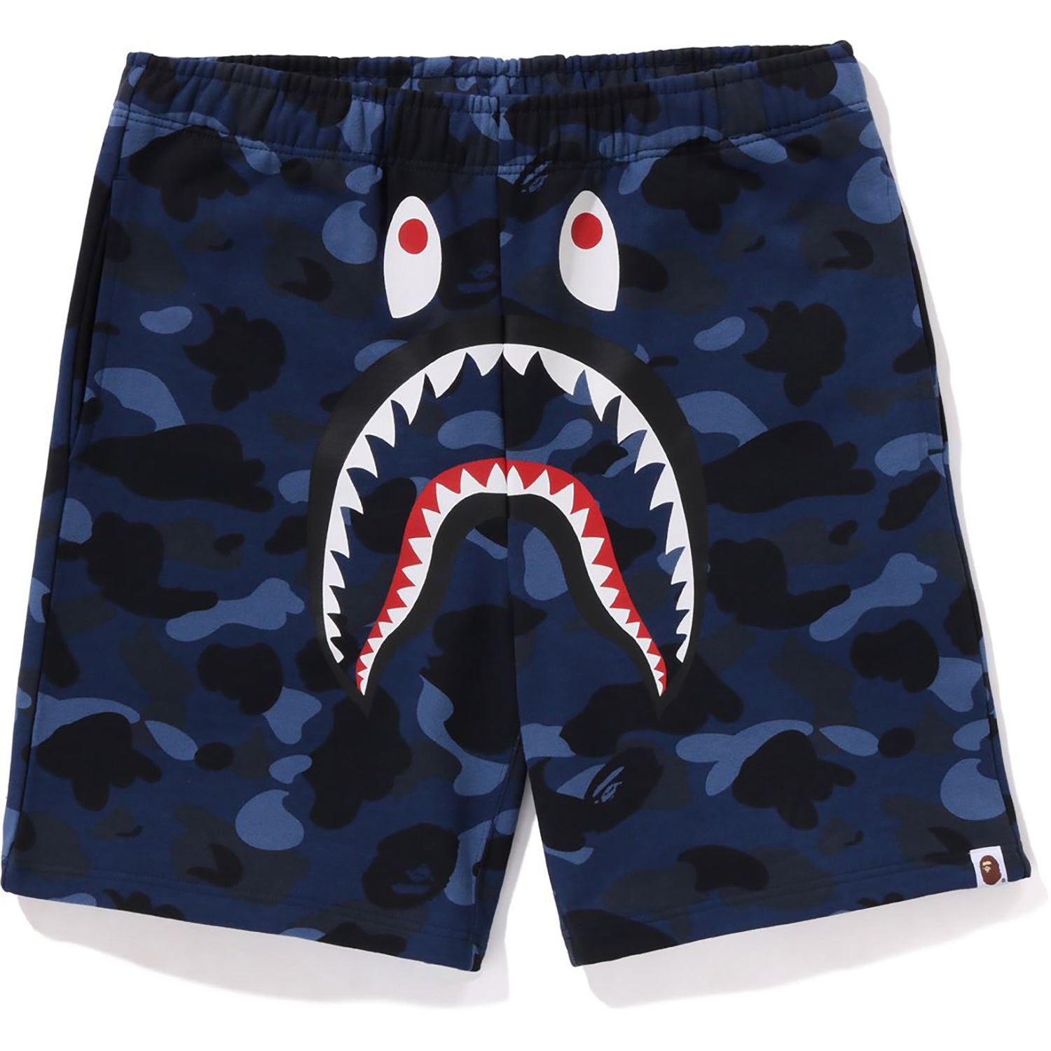 COLOR CAMO SHARK SWEAT SHORTS MENS
