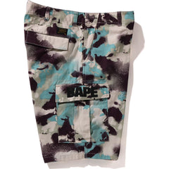 MAP CAMO REGULAR FIT CARGO SHORTS MENS