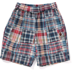 MULTI CHECK ONE POINT SHORTS KIDS