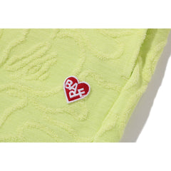 NEON CAMO JACQUARD SWEAT SHORTS LADIES