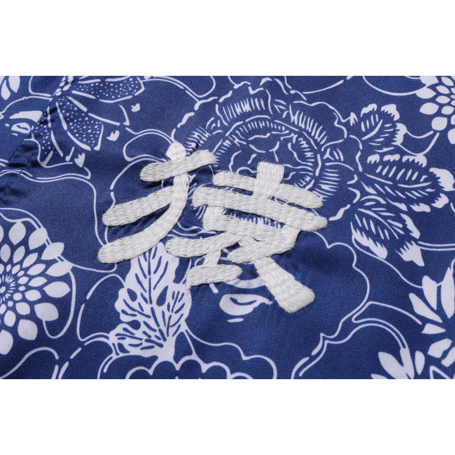 JAPANESE INDIGO ART CAMO OPEN COLLAR SS SHIRT MENS