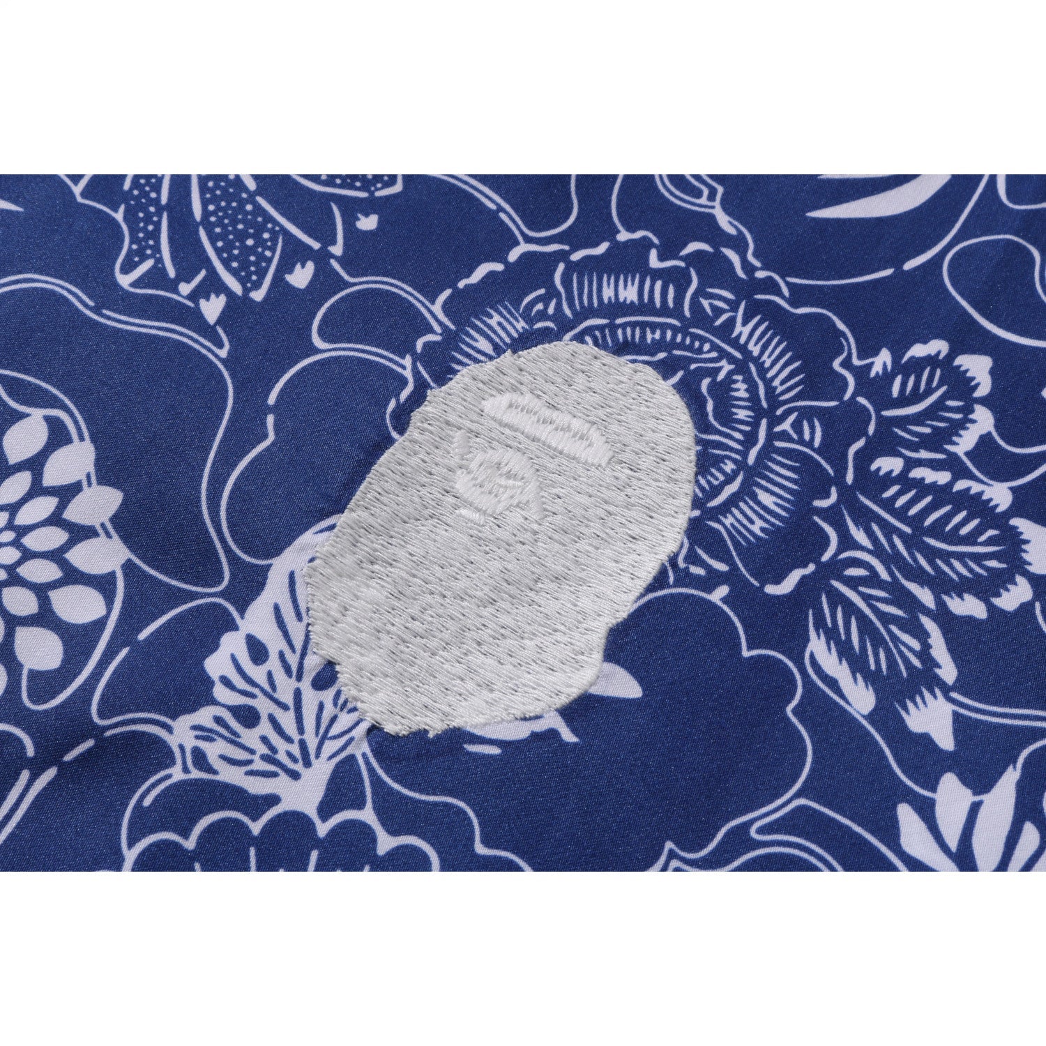 JAPANESE INDIGO ART CAMO OPEN COLLAR SS SHIRT MENS