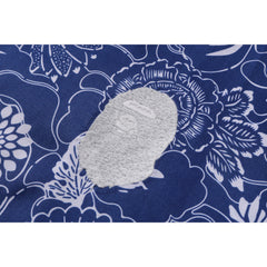 JAPANESE INDIGO ART CAMO OPEN COLLAR SS SHIRT MENS