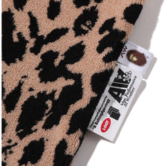BAPE BY KAZUKI KURAISHI LEOPARD JACQUARD SS SHIRT MENS