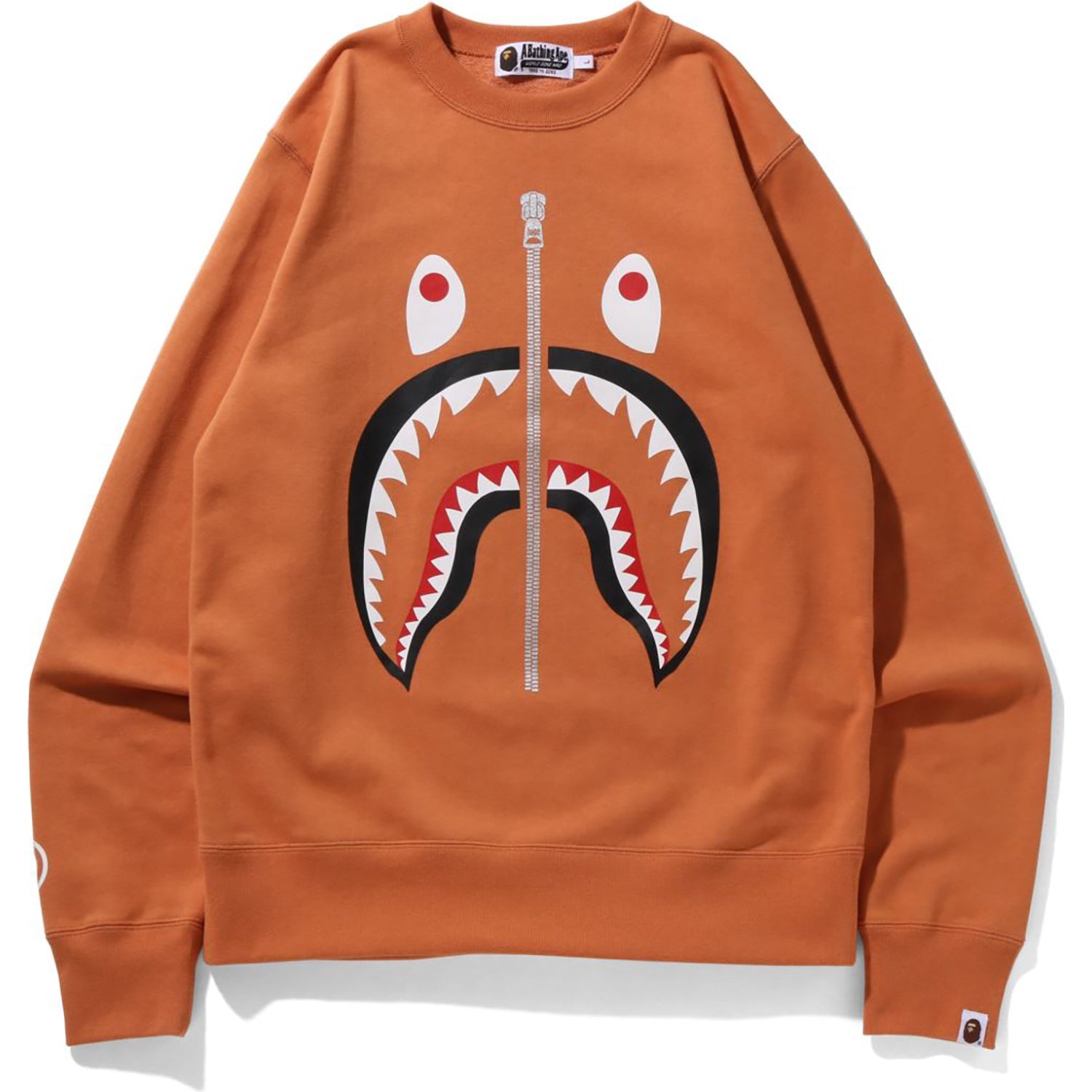 BAPE MENS SHARK CREWNECK SWEATSHIRT