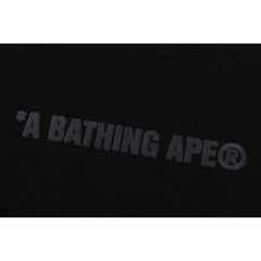 BATHING APE LOGO RELAXED FIT CREWNECK SWEATSHIRT MENS
