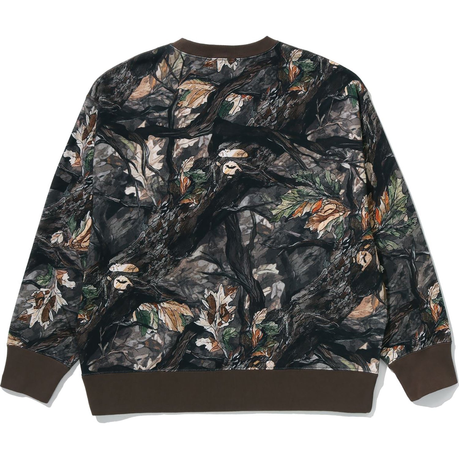 TREE EDGE CAMO COLLEGE RELAXED FIT CREWNECK MENS