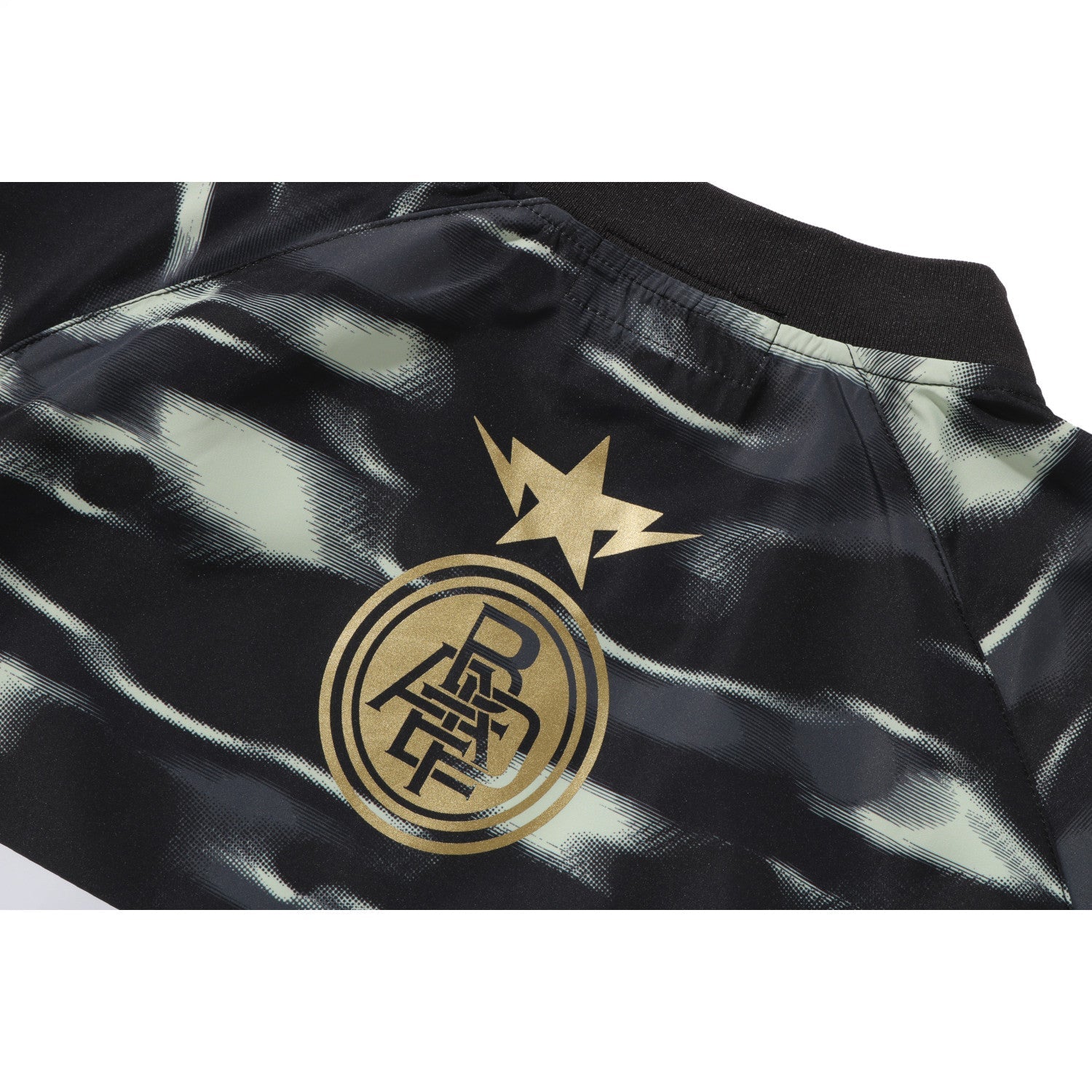 SCREEN CAMO FOOTBALL LOGO RELAXED FIT CREWNECK SWEATSHIRT MENS