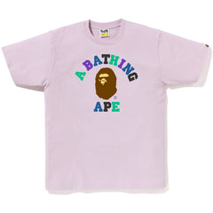 BAPE MENS COLORS COLLEGE TEE